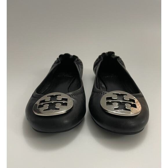 Tory Burch Minnie Travel Ballet Black Size 6.5 - Picture 5 of 7
